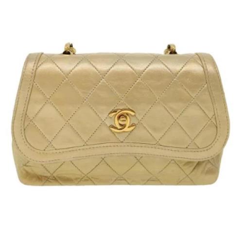 Chanel Vintage Pre-owned Laeder chanel-vskor Yellow, Dam