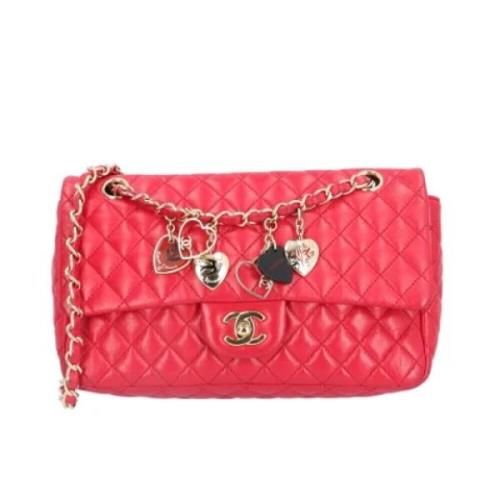 Chanel Vintage Pre-owned Mocka chanel-vskor Red, Dam