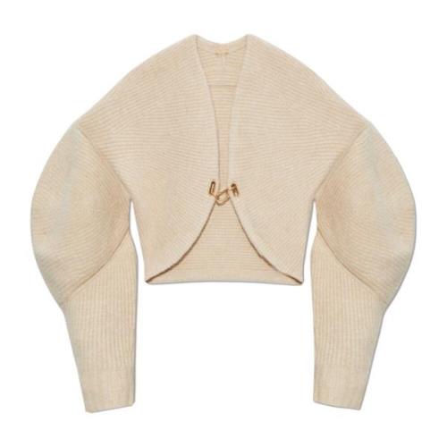 Cult Gaia Cardigan Devin Beige, Dam