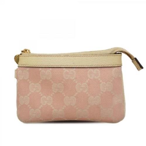 Gucci Vintage Pre-owned Canvas plnbcker Pink, Dam