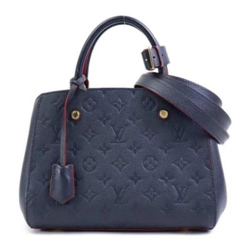 Louis Vuitton Vintage Pre-owned Laeder louis-vuitton-vskor Blue, Dam