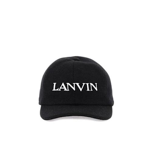 Lanvin Stilig Hatt för Män och Kvinnor Black, Unisex