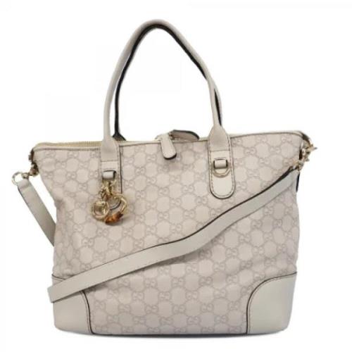 Gucci Vintage Pre-owned Laeder gucci-vskor Beige, Dam