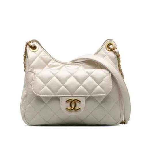 Chanel Vintage Pre-owned Laeder chanel-vskor White, Dam