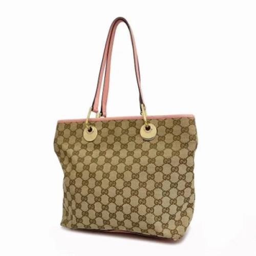 Gucci Vintage Pre-owned Canvas gucci-vskor Brown, Dam