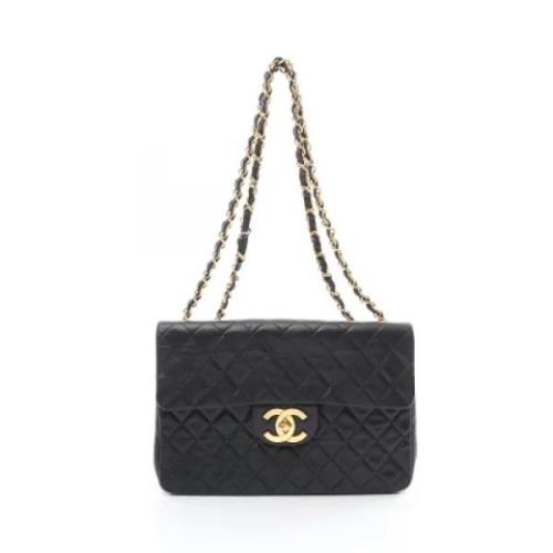 Chanel Vintage Pre-owned Laeder axelremsvskor Black, Dam