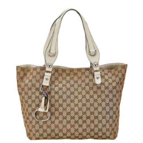 Gucci Vintage Pre-owned Laeder gucci-vskor Beige, Dam