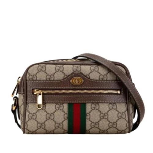 Gucci Vintage Pre-owned Laeder gucci-vskor Beige, Dam