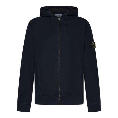 Stone Island Blå Tröja för Män Aw24 Blue, Herr