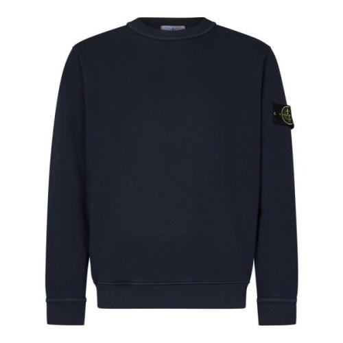 Stone Island Blå Tröja för Män Aw24 Blue, Herr