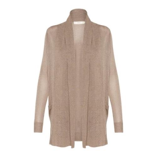 InWear Glimmer Öppen Cardigan Guld Yellow, Dam