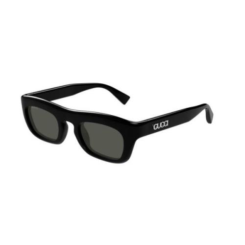 Gucci Svart Grå Solglasögon Gg1777S Modell Black, Unisex