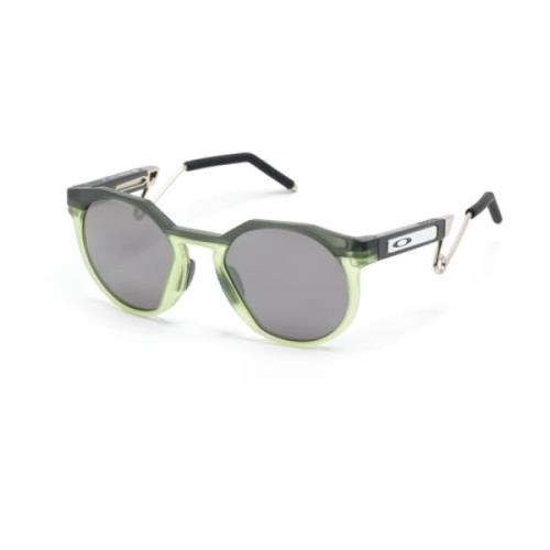 Oakley Rund Ram Gråtonade Solglasögon Gray, Unisex