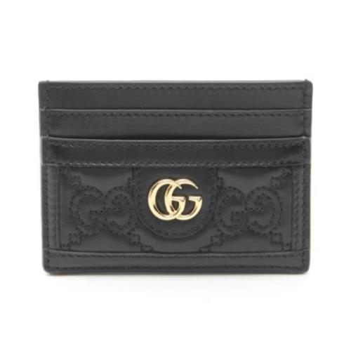 Gucci Vintage Pre-owned Laeder plnbcker Black, Dam