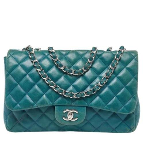 Chanel Vintage Pre-owned Laeder chanel-vskor Green, Dam