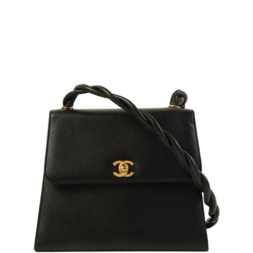 Chanel Vintage Pre-owned Tyg chanel-vskor Black, Dam