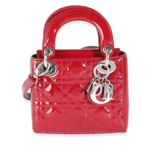 Dior Vintage Pre-owned Laeder dior-vskor Red, Dam