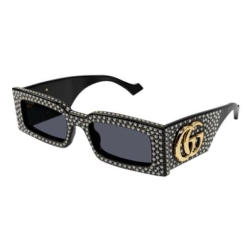 Gucci Stiliga solglasögon för trendig look Black, Unisex