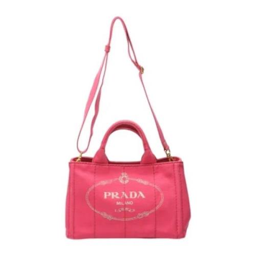 Prada Vintage Pre-owned Denim prada-vskor Pink, Dam