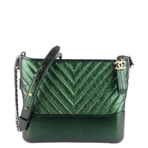 Chanel Vintage Pre-owned Laeder chanel-vskor Green, Dam