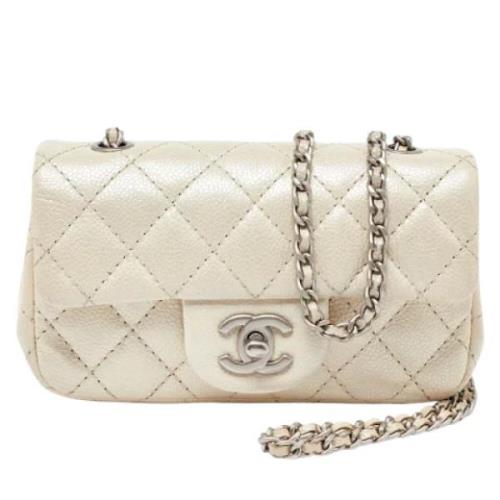 Chanel Vintage Pre-owned Laeder chanel-vskor White, Dam