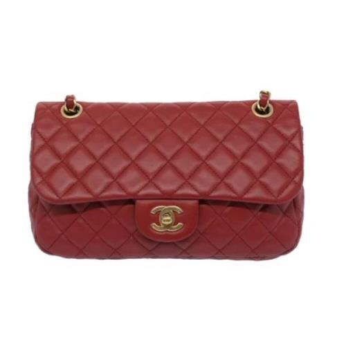 Chanel Vintage Pre-owned Laeder chanel-vskor Red, Dam