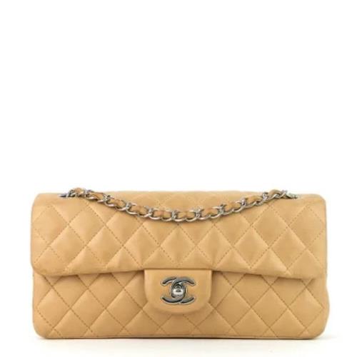 Chanel Vintage Pre-owned Laeder chanel-vskor Beige, Dam