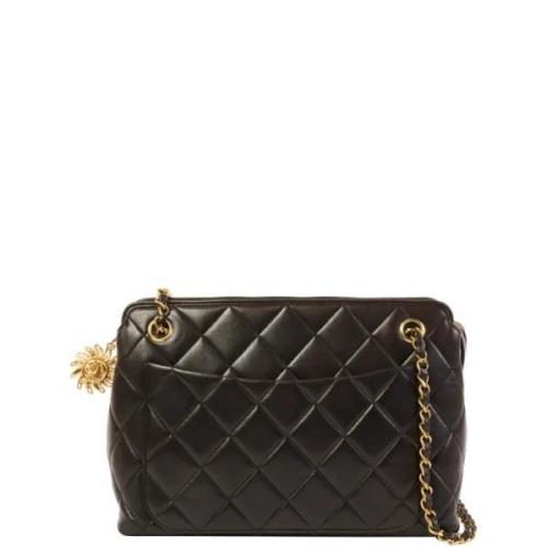 Chanel Vintage Pre-owned Tyg chanel-vskor Black, Dam