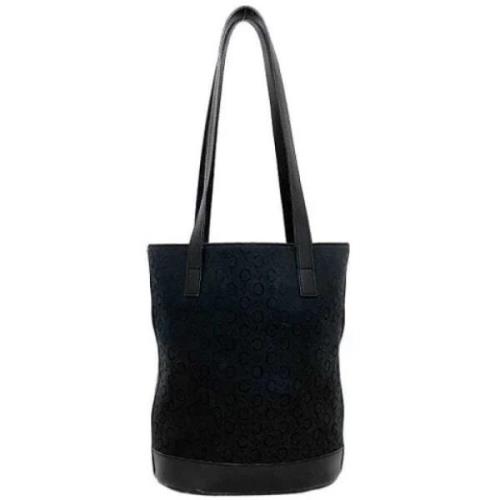 Celine Vintage Pre-owned Canvas celine-vskor Black, Dam