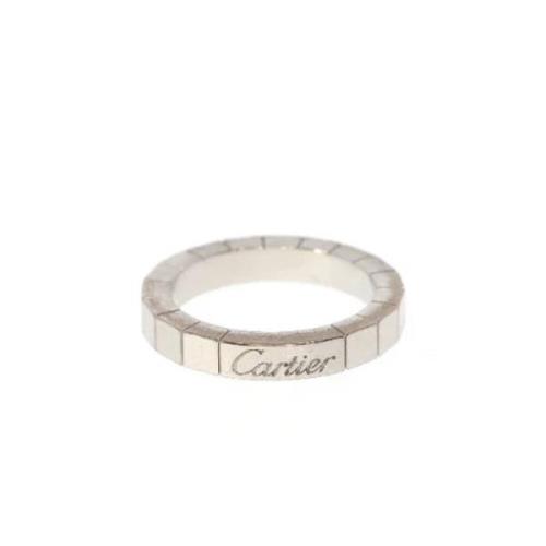 Cartier Vintage Pre-owned Vitt guld ringar Gray, Dam