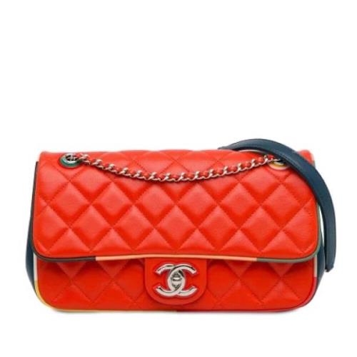 Chanel Vintage Pre-owned Laeder chanel-vskor Red, Dam