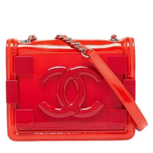 Chanel Vintage Pre-owned Laeder chanel-vskor Orange, Dam