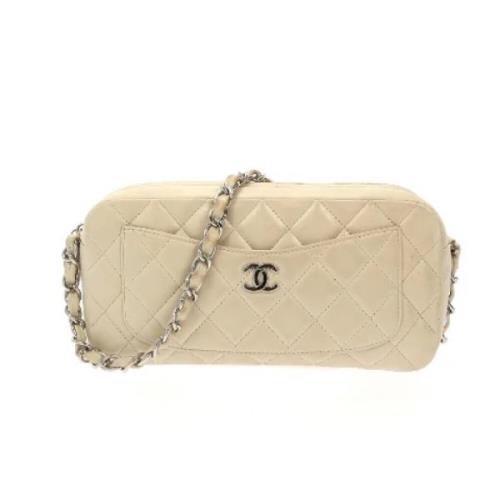 Chanel Vintage Pre-owned Laeder chanel-vskor Beige, Dam