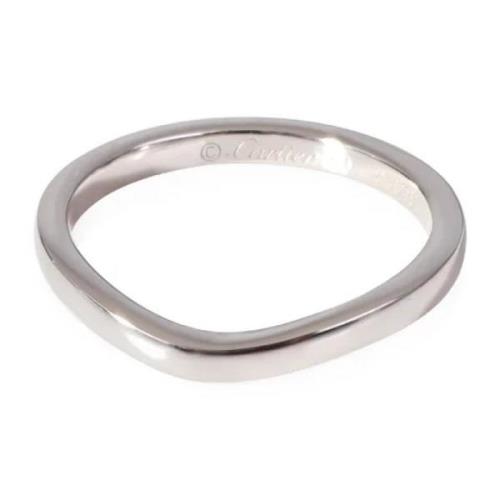 Cartier Vintage Pre-owned Platina ringar Gray, Dam