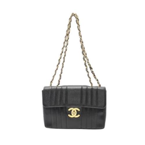 Chanel Vintage Pre-owned Laeder chanel-vskor Black, Dam