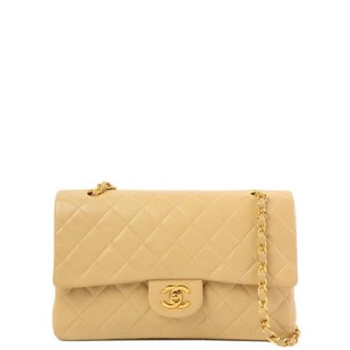 Chanel Vintage Pre-owned Tyg chanel-vskor Beige, Dam