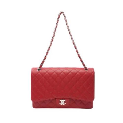 Chanel Vintage Pre-owned Laeder chanel-vskor Red, Dam