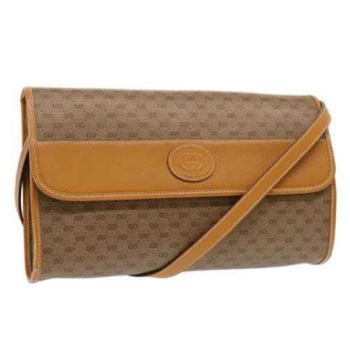 Gucci Vintage Pre-owned Laeder gucci-vskor Beige, Dam