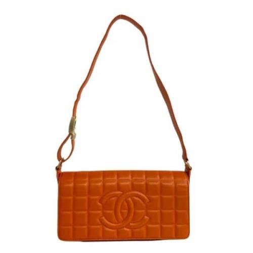 Chanel Vintage Pre-owned Laeder chanel-vskor Orange, Dam