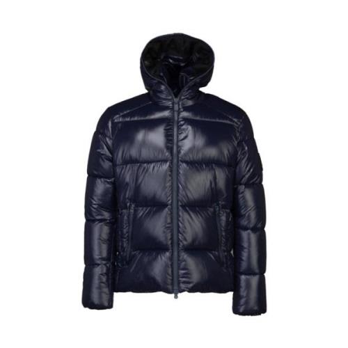 Save The Duck Blank Edgard Bomber med Cape Dragkedja Blue, Herr