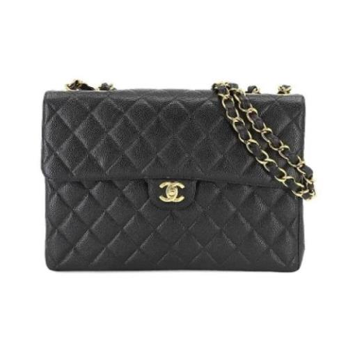 Chanel Vintage Pre-owned Laeder chanel-vskor Black, Dam