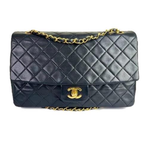 Chanel Vintage Pre-owned Tyg chanel-vskor Black, Dam