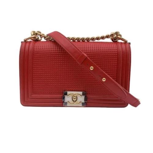 Chanel Vintage Pre-owned Laeder chanel-vskor Red, Dam