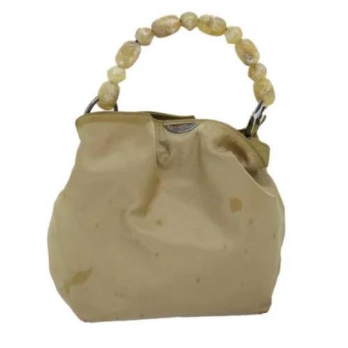 Dior Vintage Pre-owned Nylon dior-vskor Beige, Dam