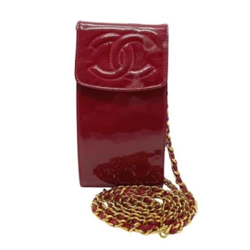 Chanel Vintage Pre-owned Laeder chanel-vskor Red, Dam