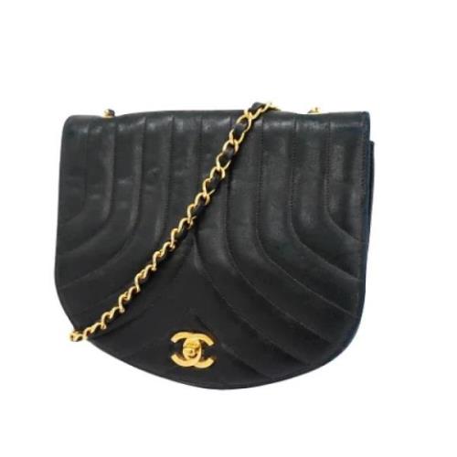 Chanel Vintage Pre-owned Laeder chanel-vskor Black, Dam