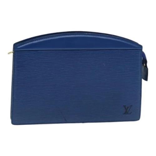 Louis Vuitton Vintage Pre-owned Laeder louis-vuitton-vskor Blue, Dam