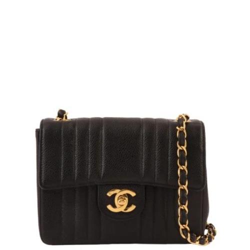 Chanel Vintage Pre-owned Laeder chanel-vskor Black, Dam