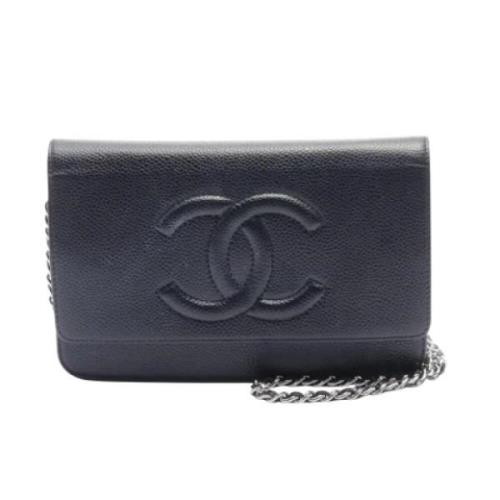 Chanel Vintage Pre-owned Laeder chanel-vskor Black, Dam