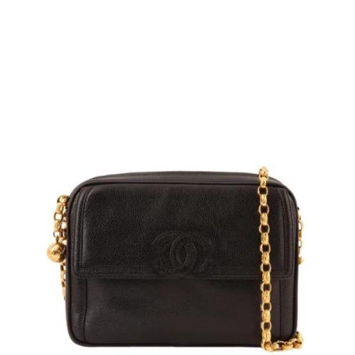 Chanel Vintage Pre-owned Laeder chanel-vskor Black, Dam